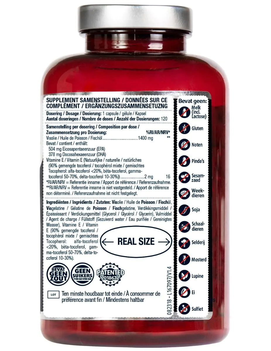 Puur Omega 3 Koudwater Visolie