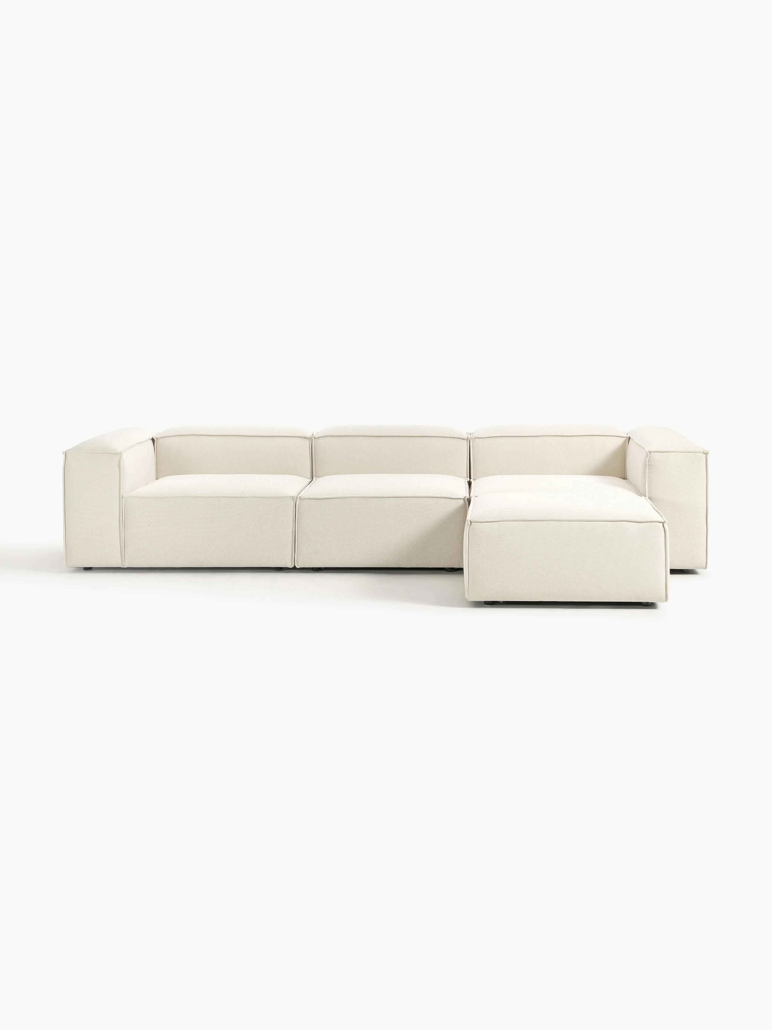 Lennon modulaire bank (4-zits) met poef (links/rechts)