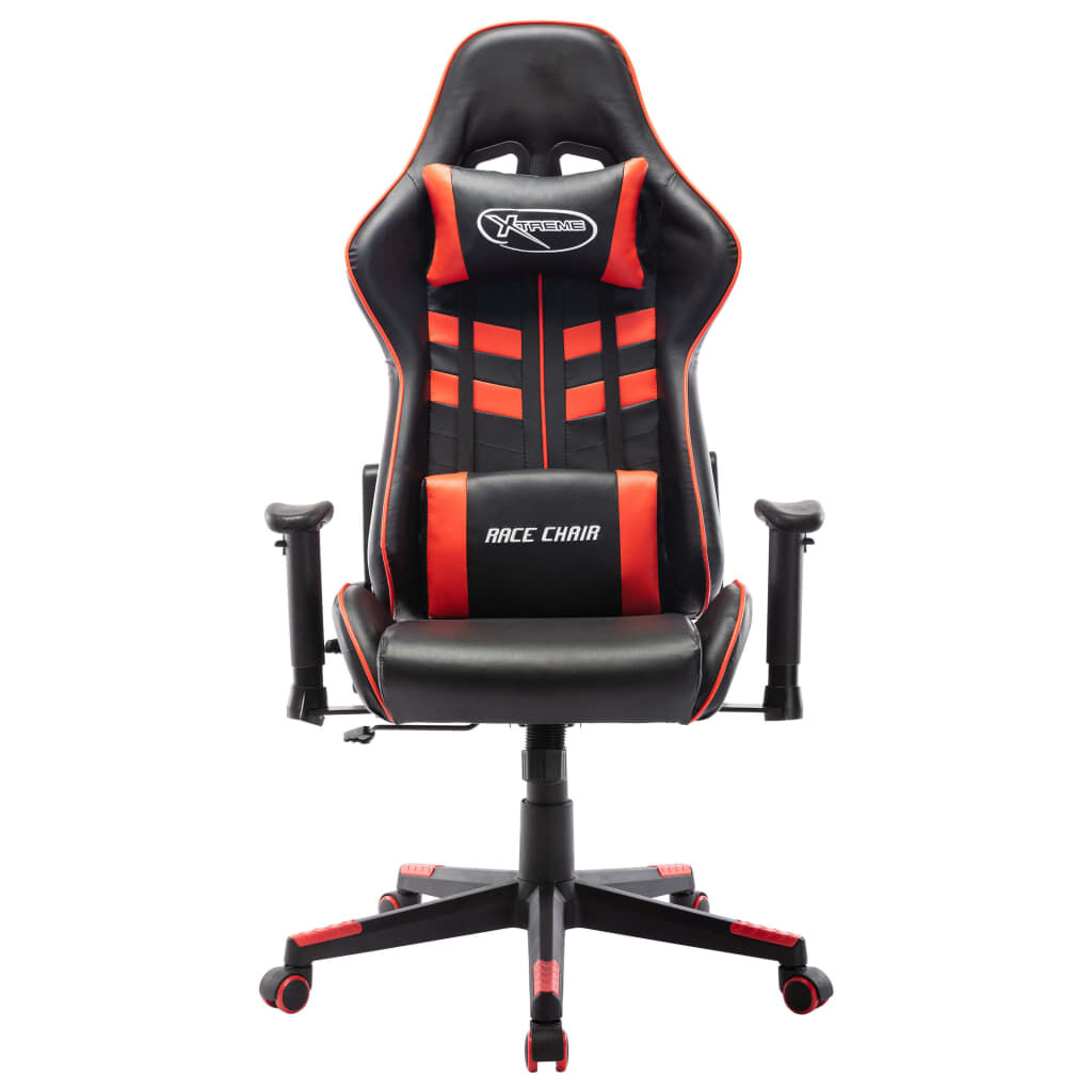 vidaXL Gaming stoel, zwart en rood, kunstleer