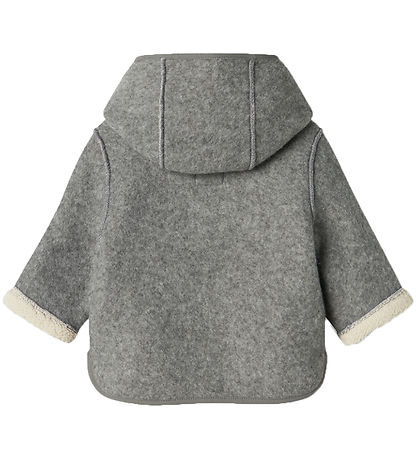 Name It Fleecejacke - NbnMily - Grey Melange