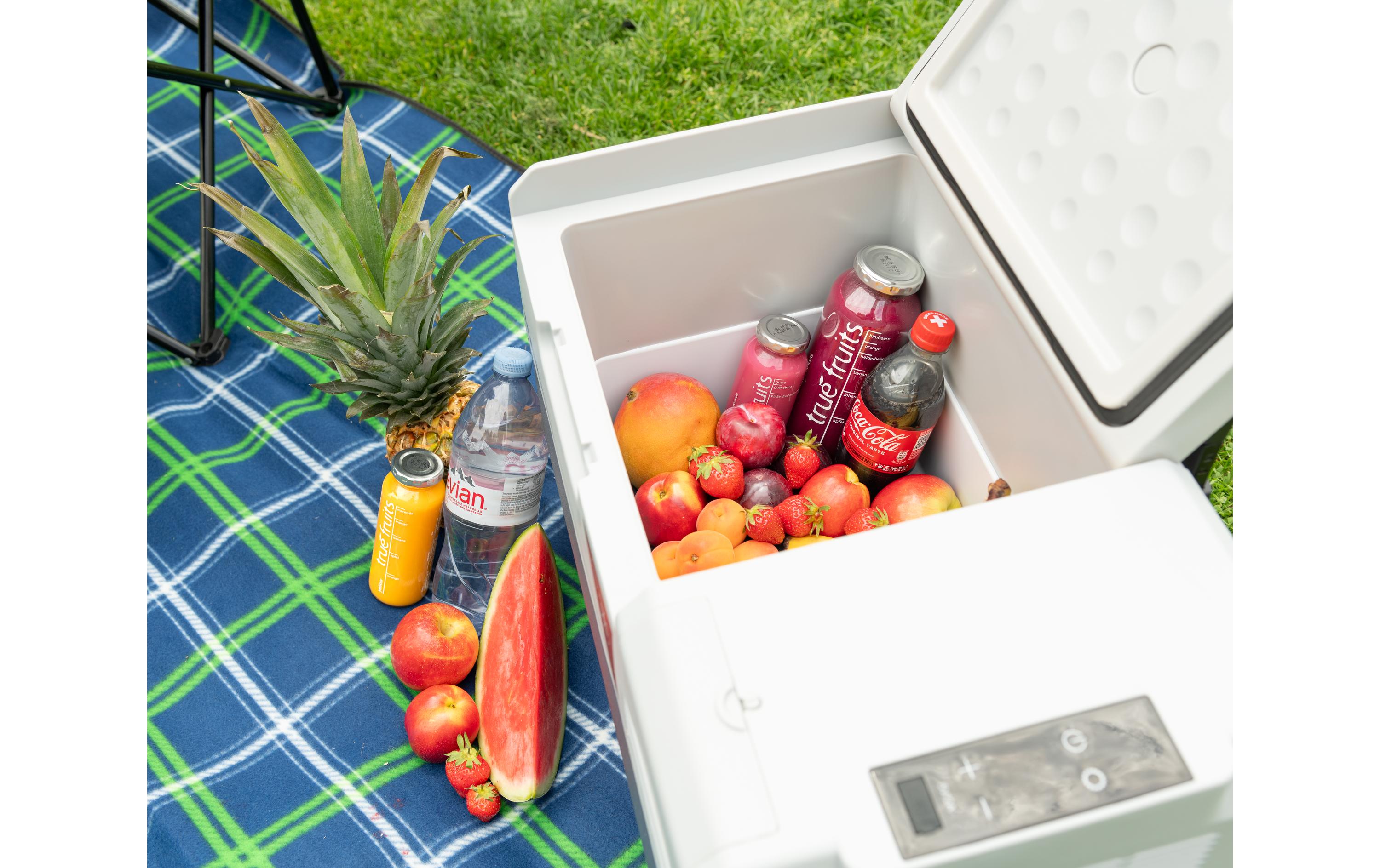 Kompressor-Kühlbox ACUX-R 30 mit Akku<br>Mobile Kühl- und Gefrierbox in einem