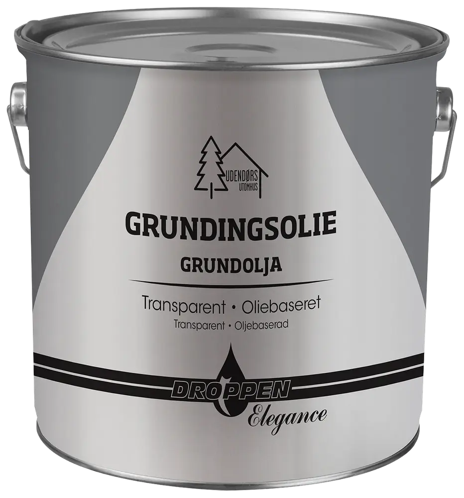 Droppen Elegance Grundingsolie 2,5 L - klar olie