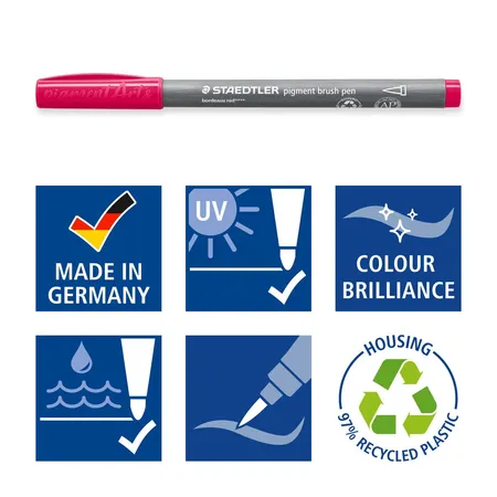 STAEDTLER® pigment brush pen 371 - rosé pink