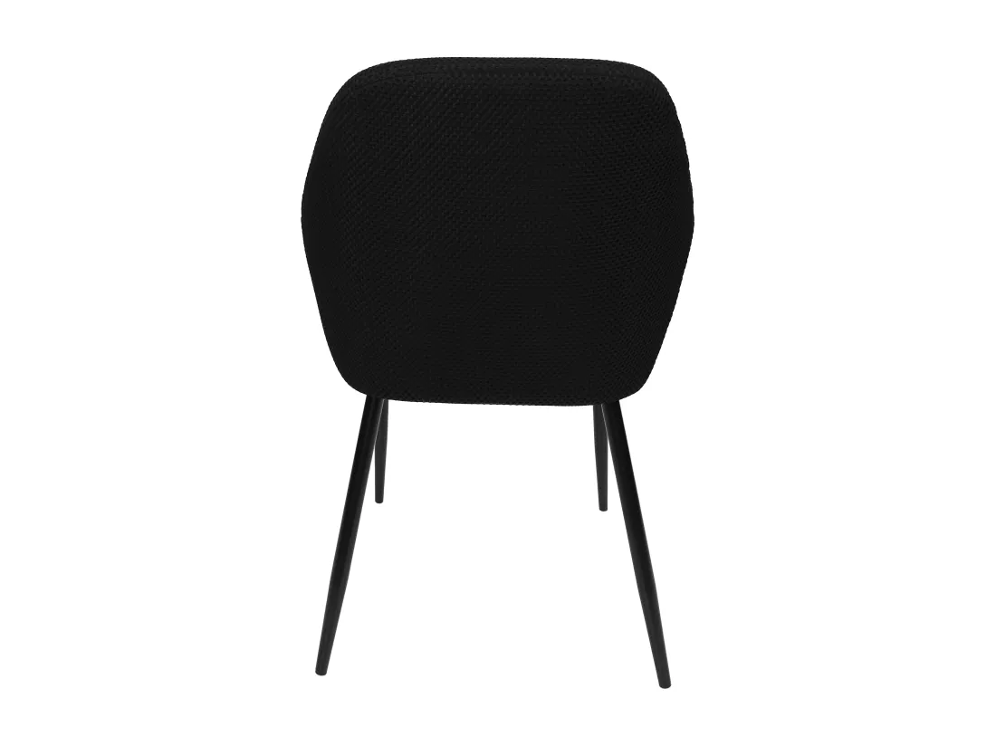 Fauteuil Atome Noir - Lot de 2