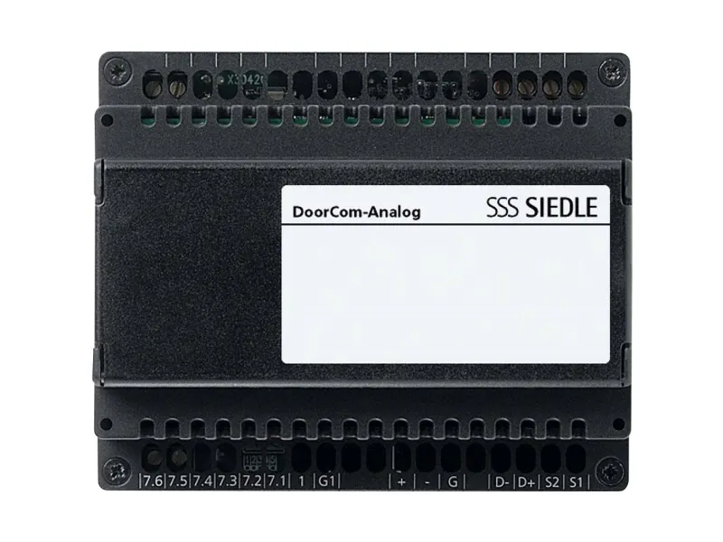 Siedle DCA 650-02, Adgangskontrolenhed, Sort, Siedle, CE, 0 - 40 °C, 107 mm