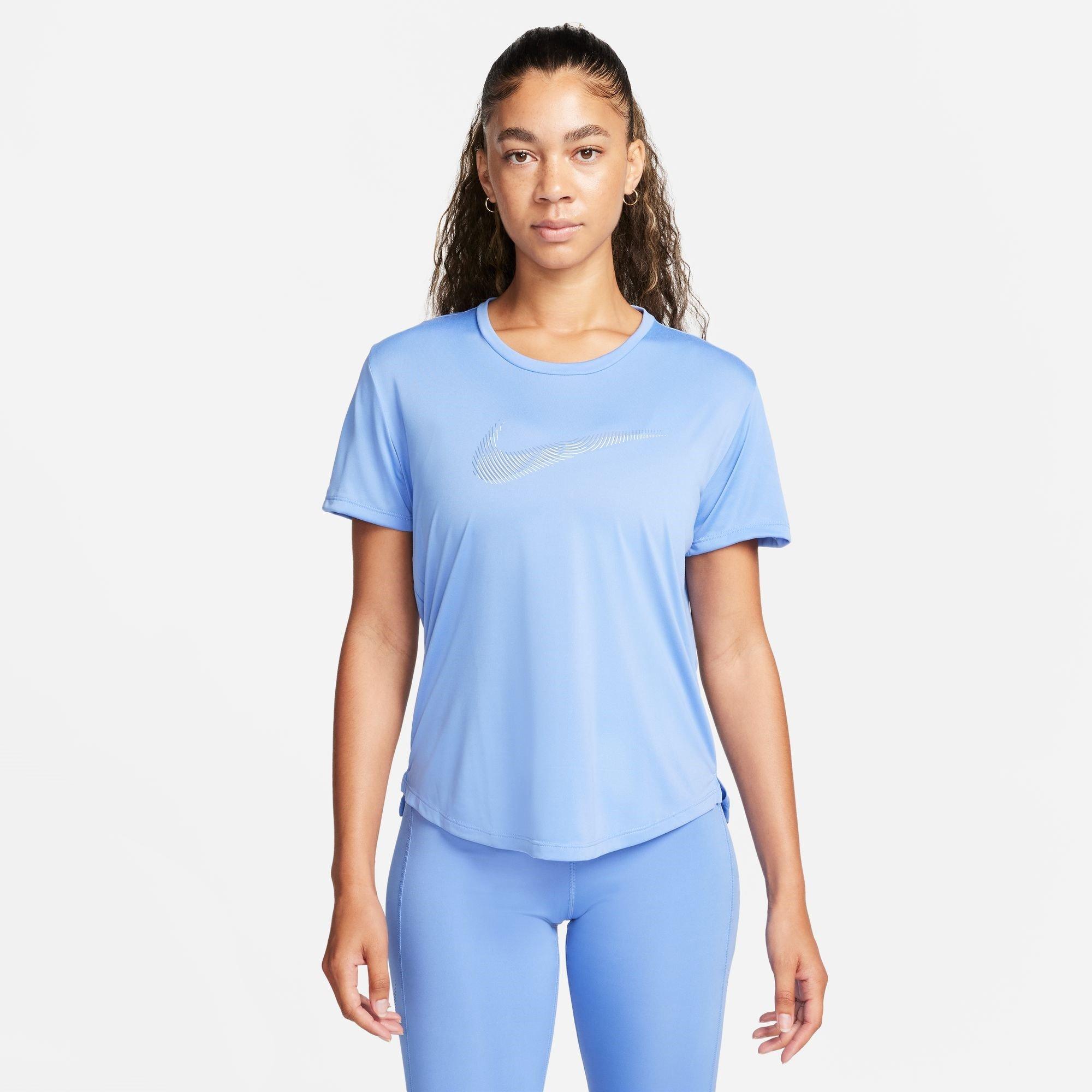Nike Dri FIT Swoosh Womens Short Sleeve Running Top