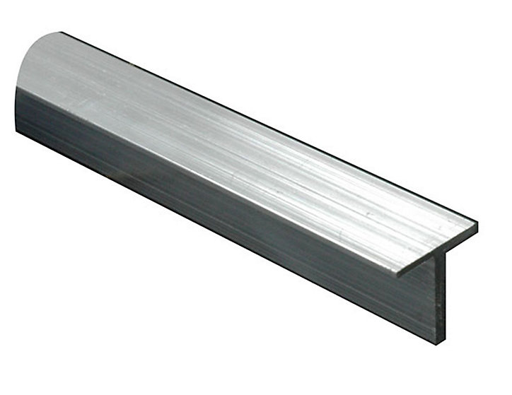 Profilé T aluminium brut 15 x 15 mm, 1 m