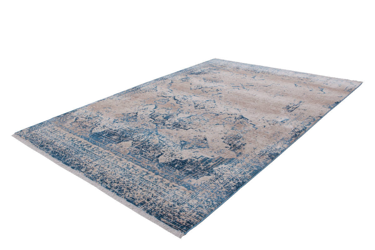 Teppich ANTIGUA 500 - creme-blau - 160x230 cm