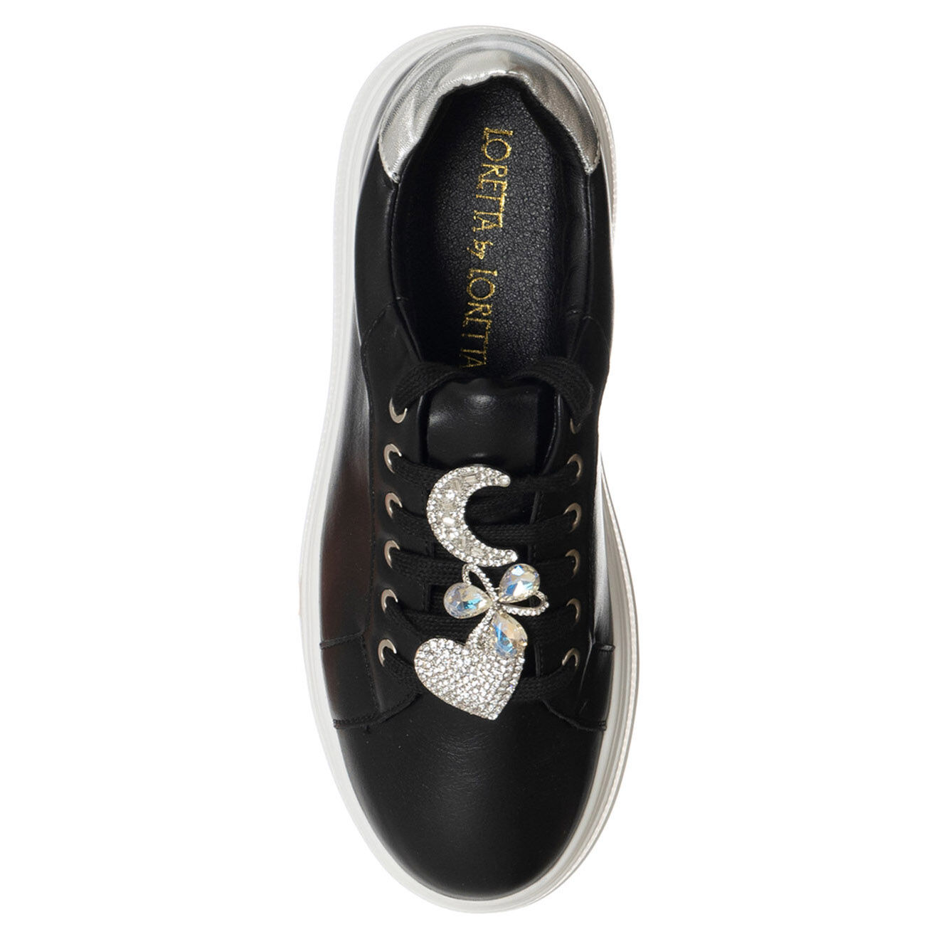 Loretta by Loretta Sneakers Laure noir/argenté