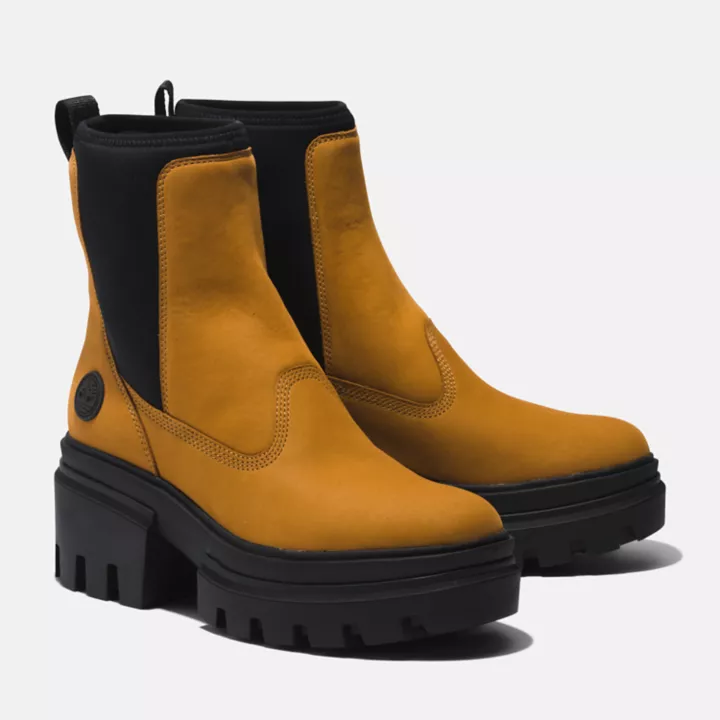 Bota Chelsea Everleigh Feminina na cor Amarela