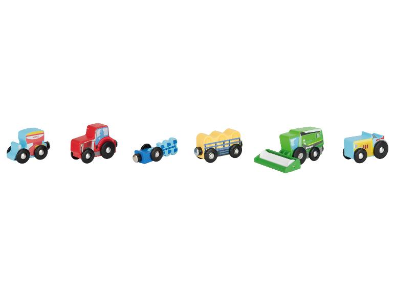 Houten speelgoed auto's