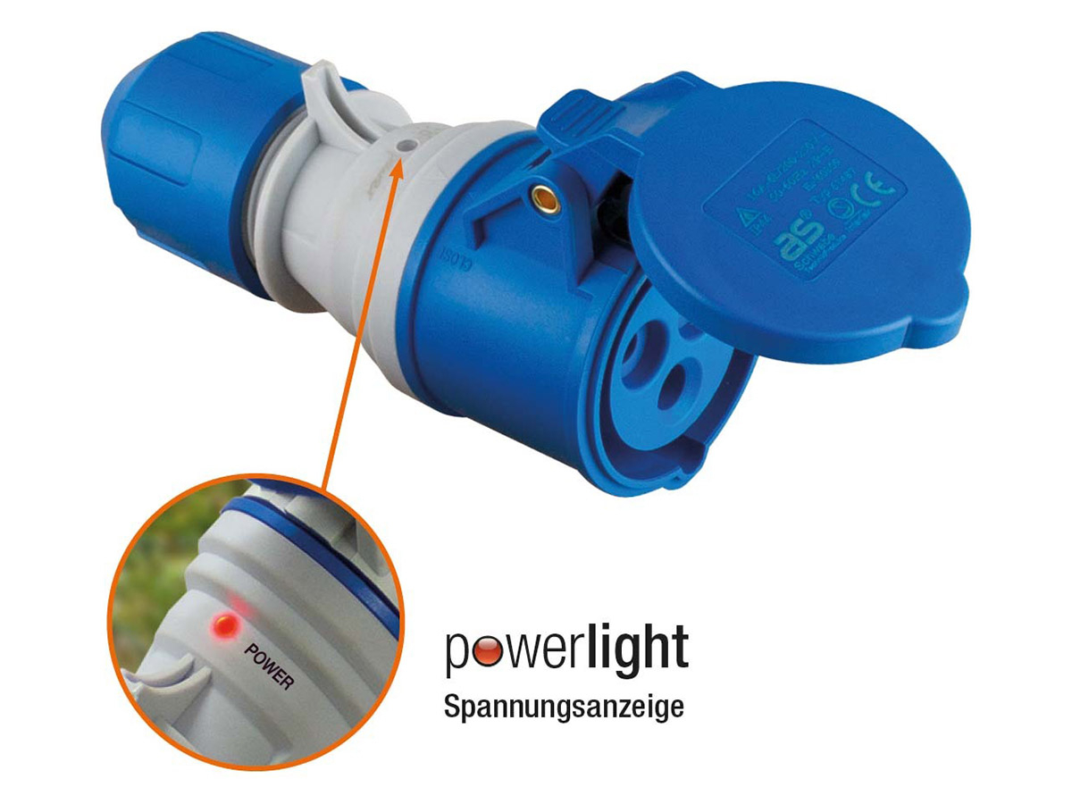 Schwabe CEE contrastekker met powerlight