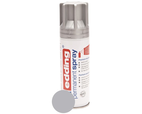 Edding zilveren satijnen permanente spray, 200 ml