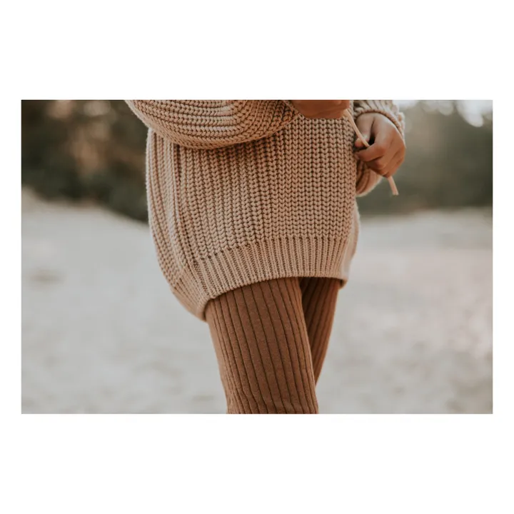 Yuki Pull Chunky Coton Bio | Beige