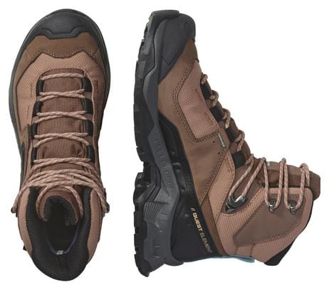 Chaussures de Randonnée Salomon Quest Element GTX Marron/Gris Femme