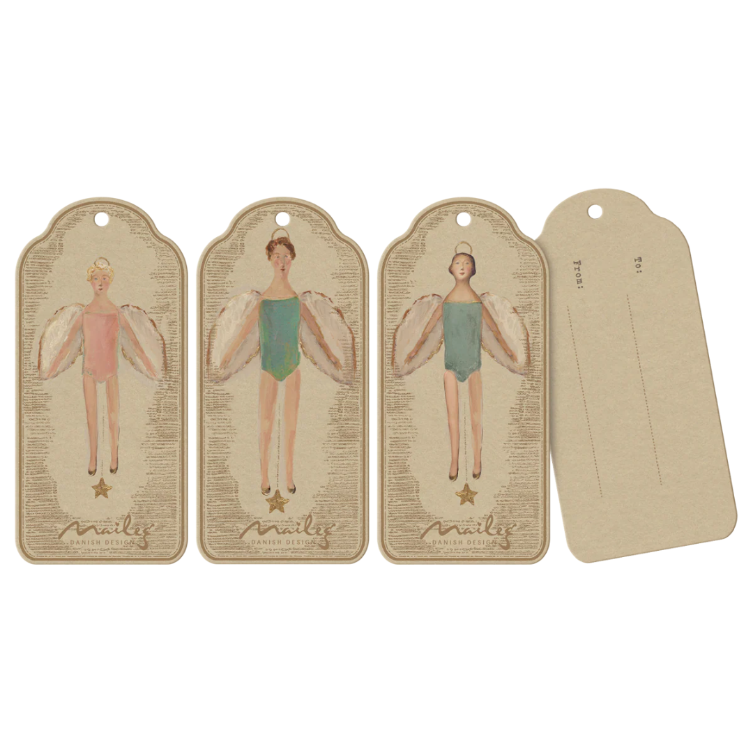 maileg cadeaulabels angel - 12st