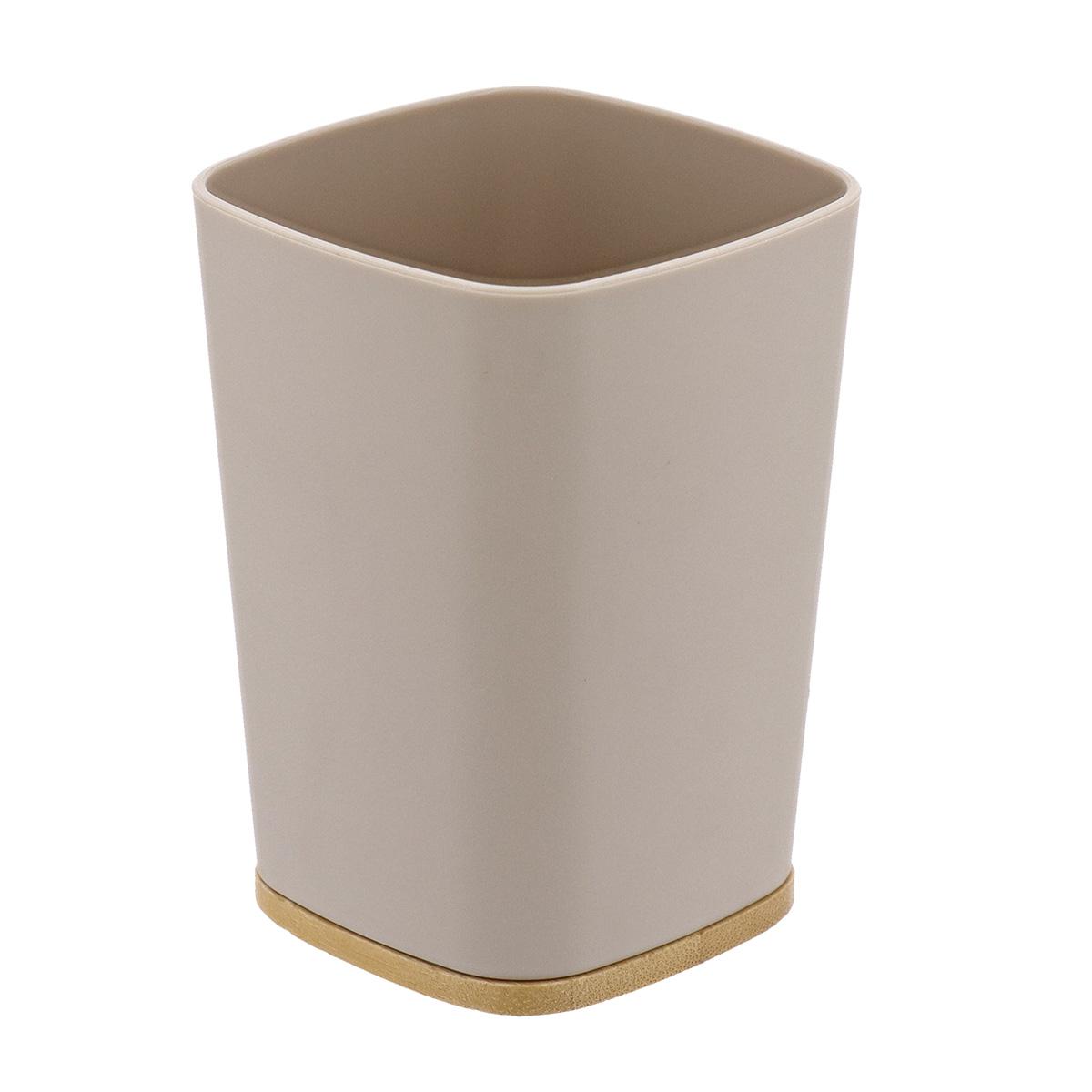 GOBELET RUBBER BAMBOU BEIGE
