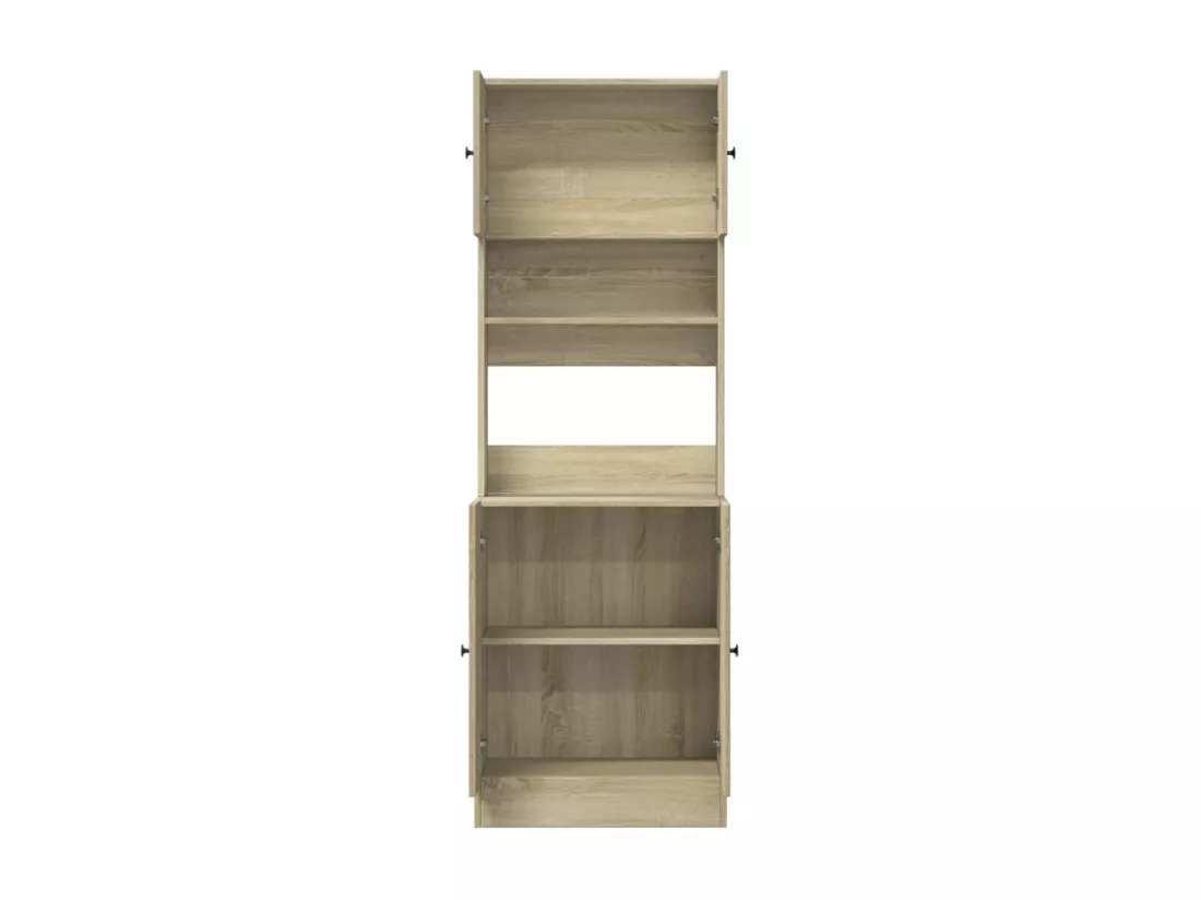 Armoire de cuisine chêne sonoma 60x50x180 cm bois d'ingénierie