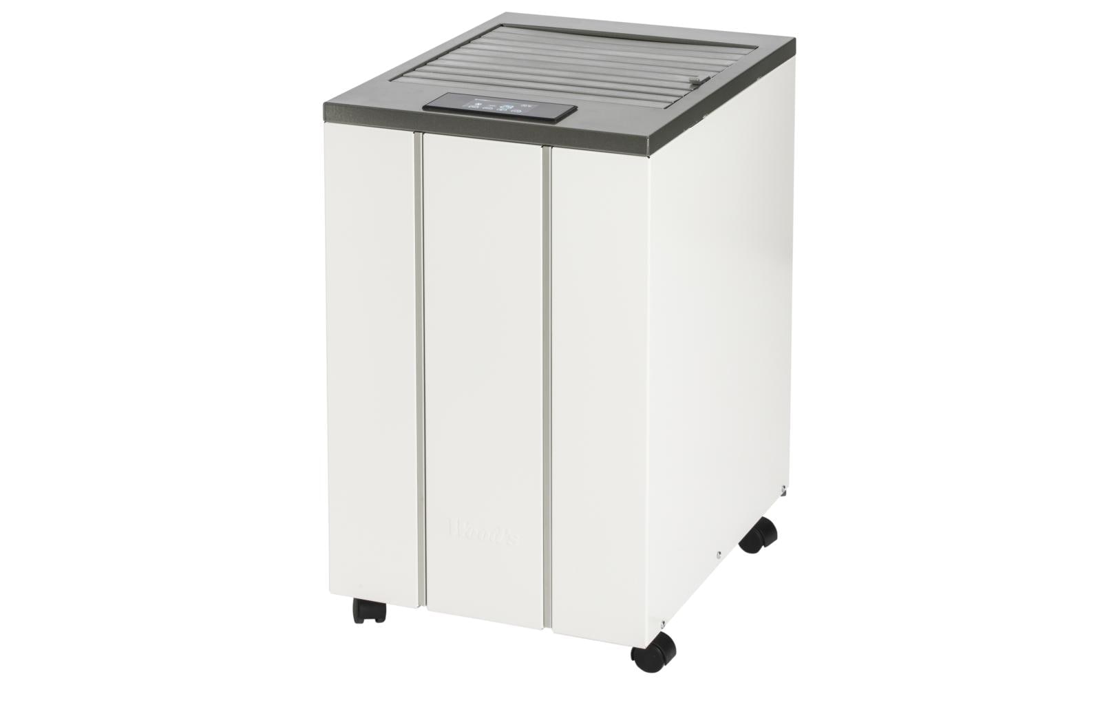 Luftentfeuchter »Woods LD48 Pro+ 180 m²« für 540 m³ Räume Entfeuchtung 43 l/Tag Tank 11,4 l
