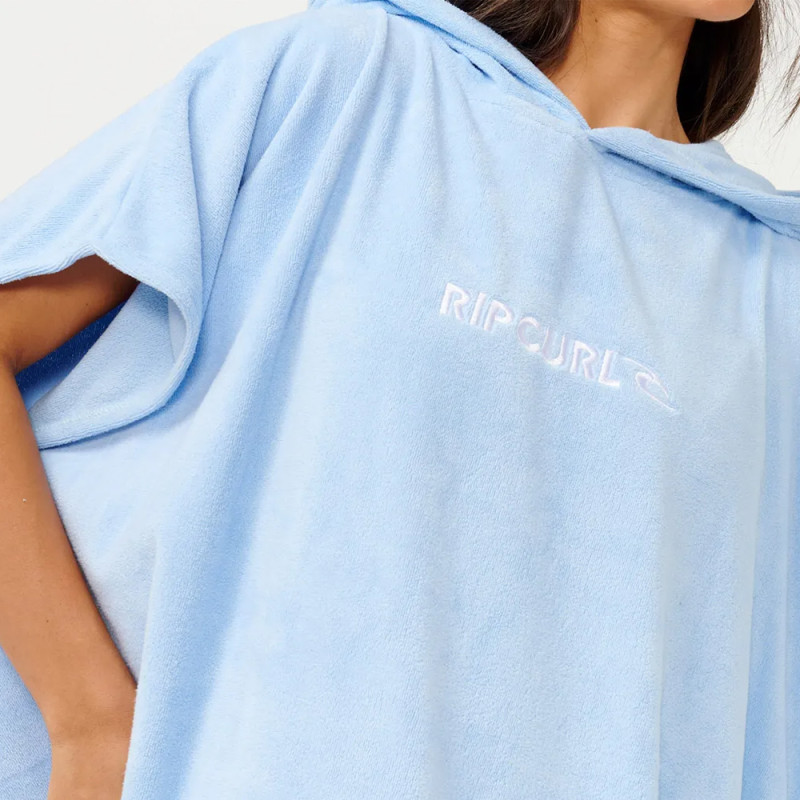 Poncho femme rip curl bleu