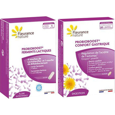 Duo bien-être intestinal - Confort gastrique & ferments lactiques - 1 mois