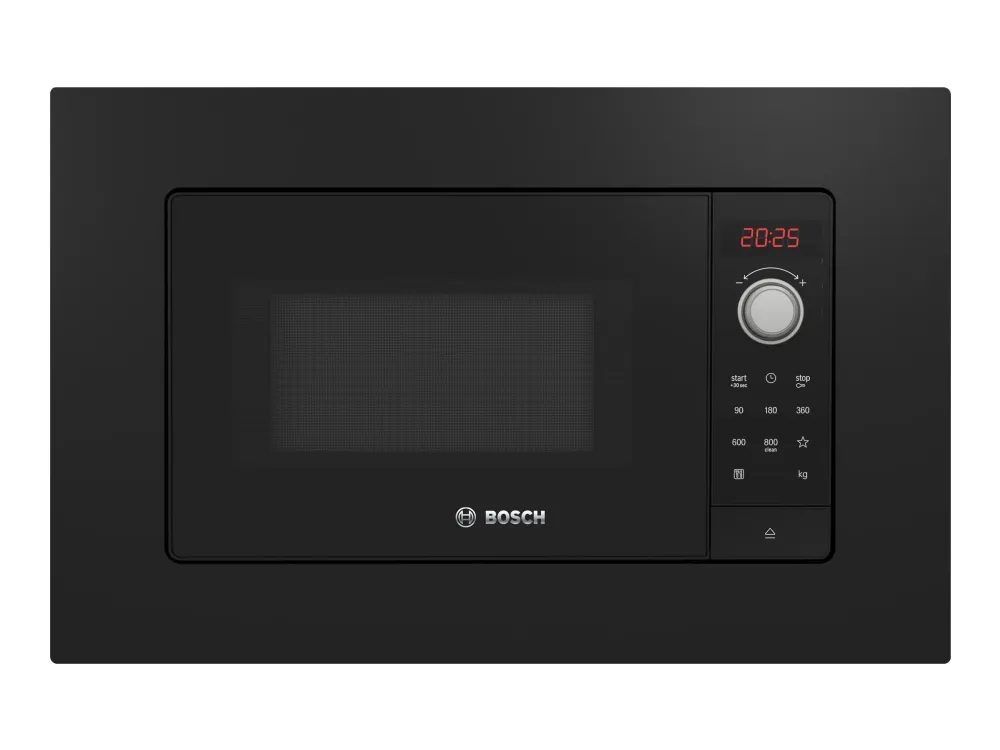 Bosch Serie | 2 BFL623MB3 - Mikrobølgeovn - til indbygning - 20 liter - 800 W - sort