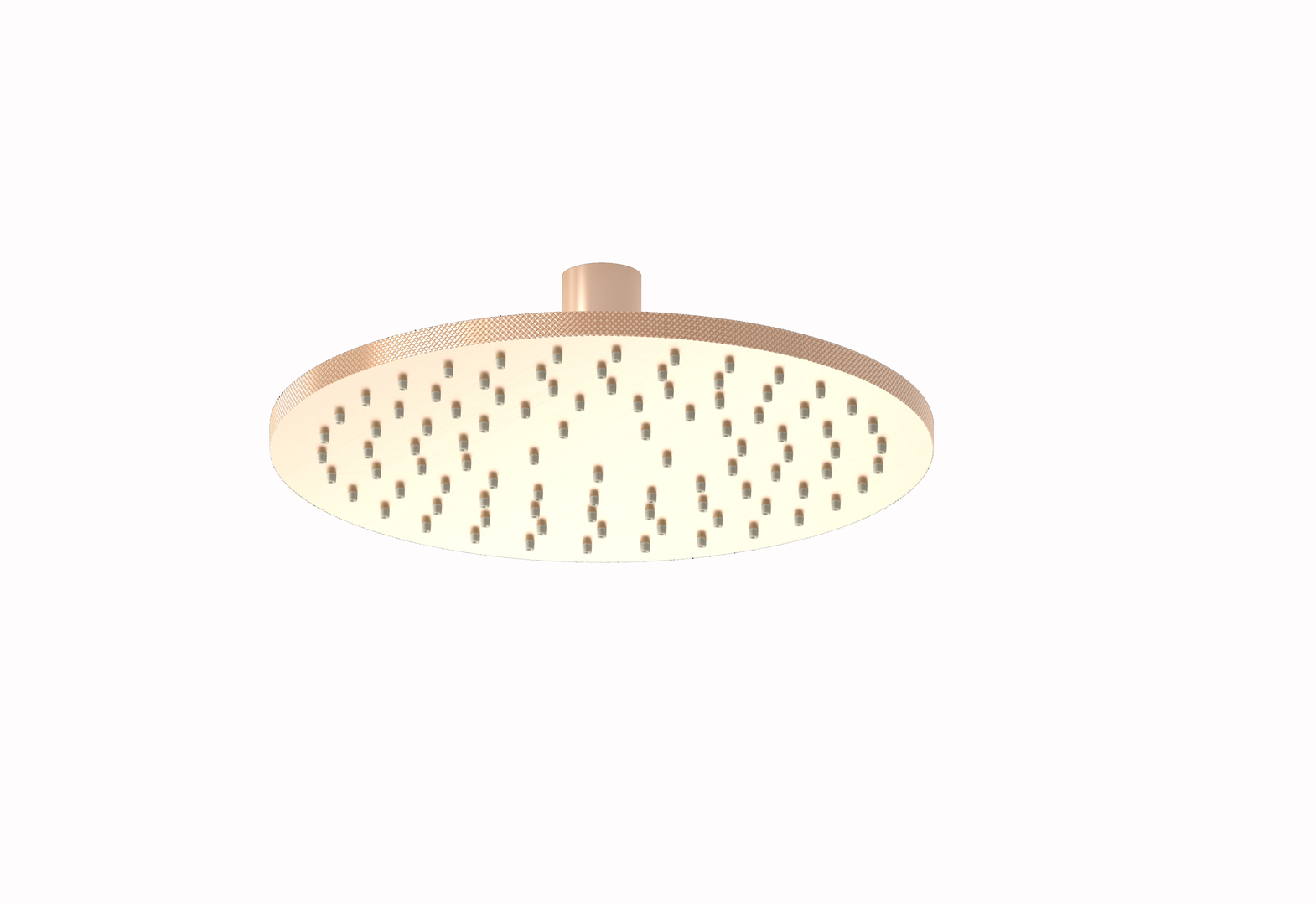 Plieger Roma hoofddouche 20cm geborsteld rosé