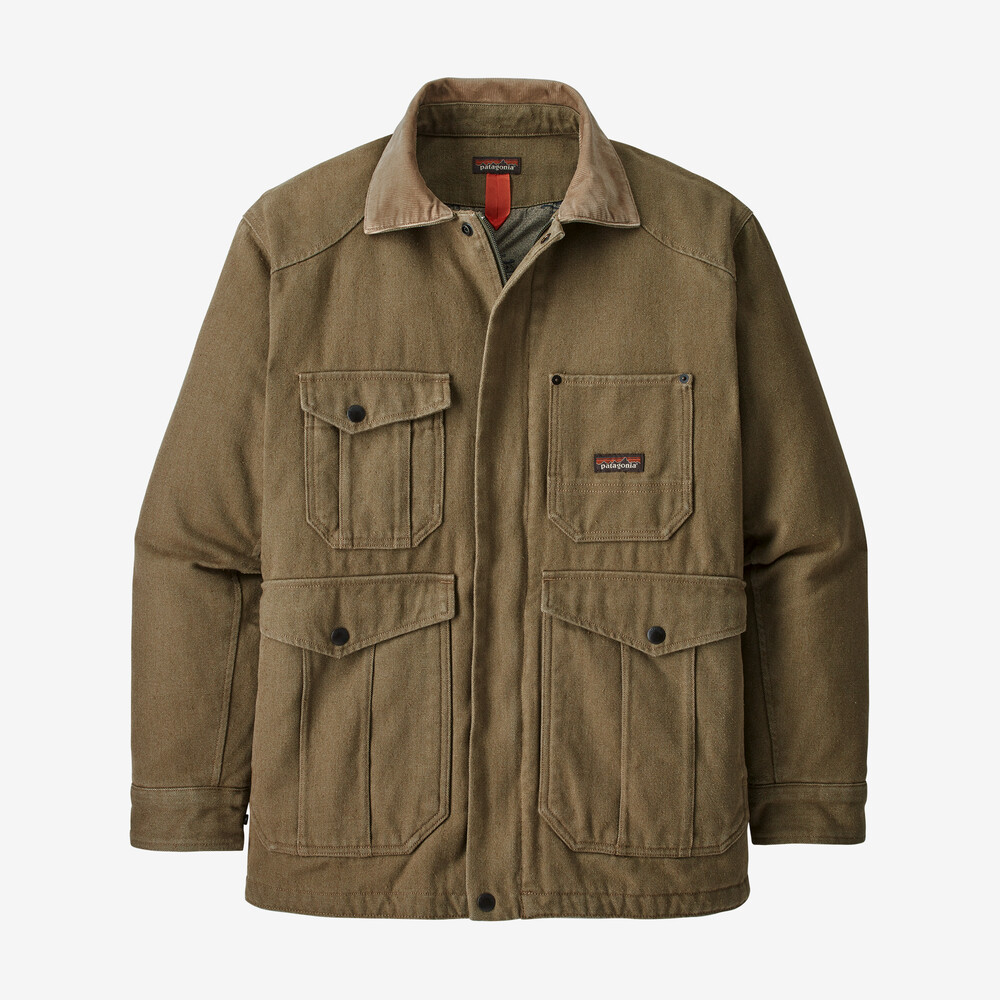 Herren-Scheunenmantel aus Hanf-Canvas von Iron Forge