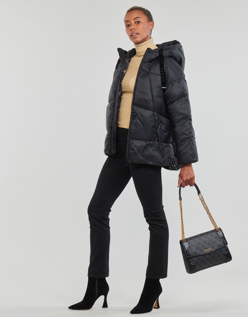 Guess - LETIZIA HOODED PUFFA - Noir