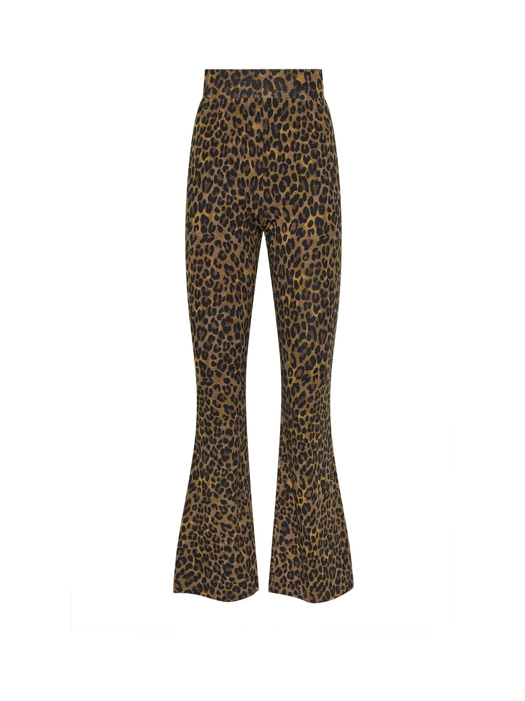 Long Tall Sally Leopard Flared Leggings