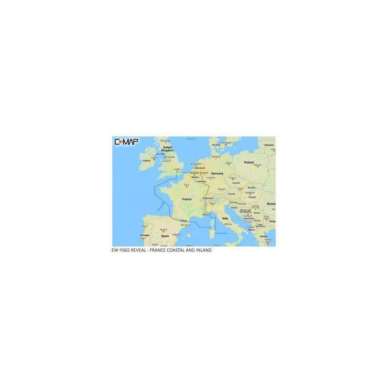 Carte C-Map Reveal Large France Côtes Et Eaux Intérieures