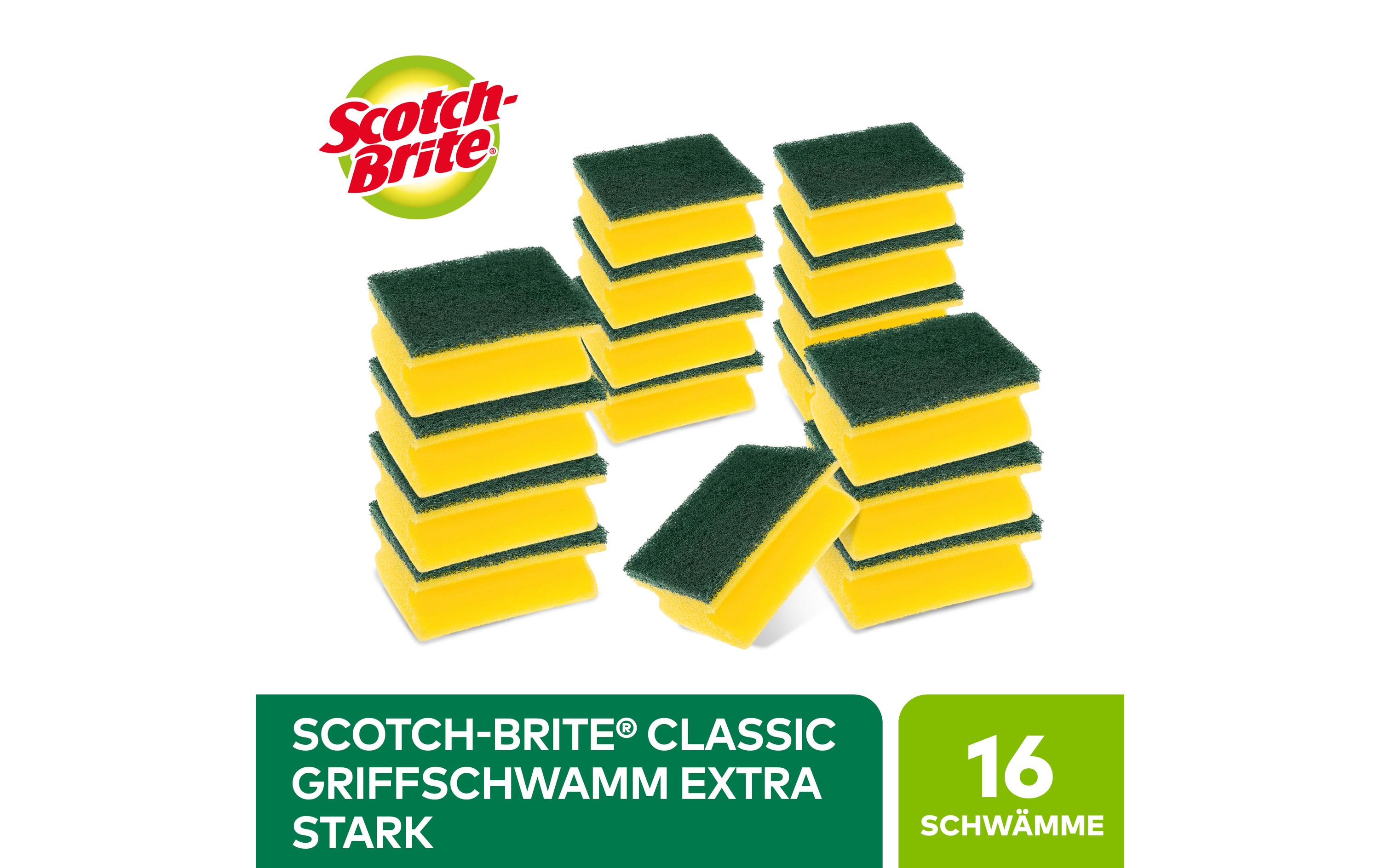 Schwamm Scotch-Brite Classic 16 StückExtra starker Schwamm zum Reinigen