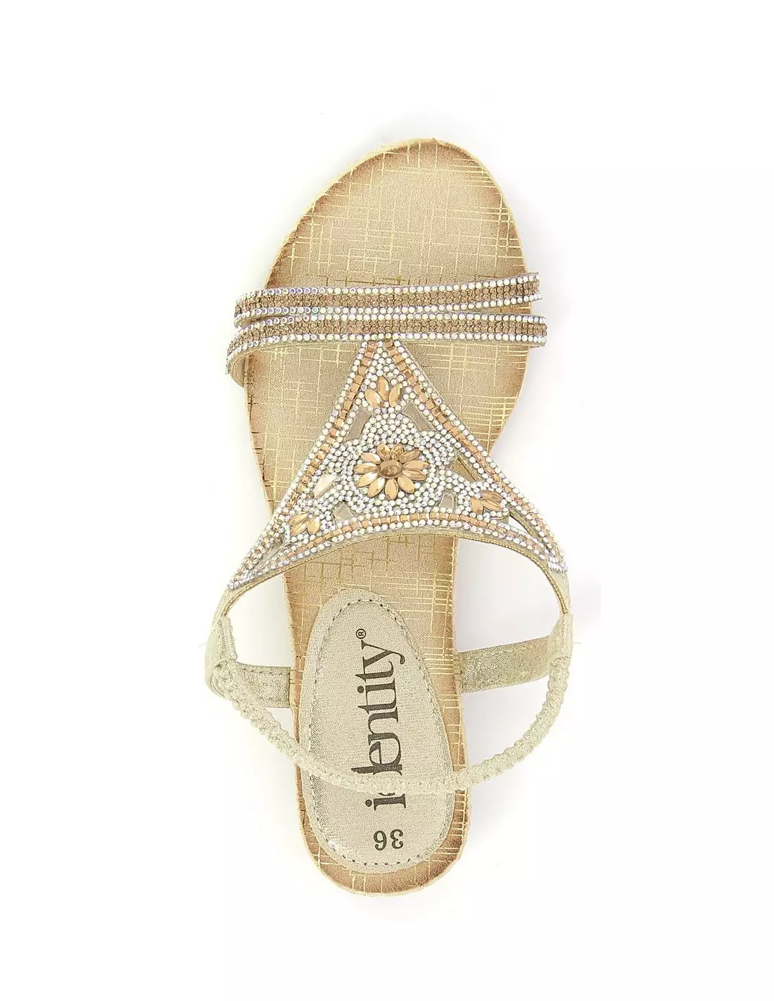 IDENTITY 256.32.022 - Sandales & nu-pieds Gold