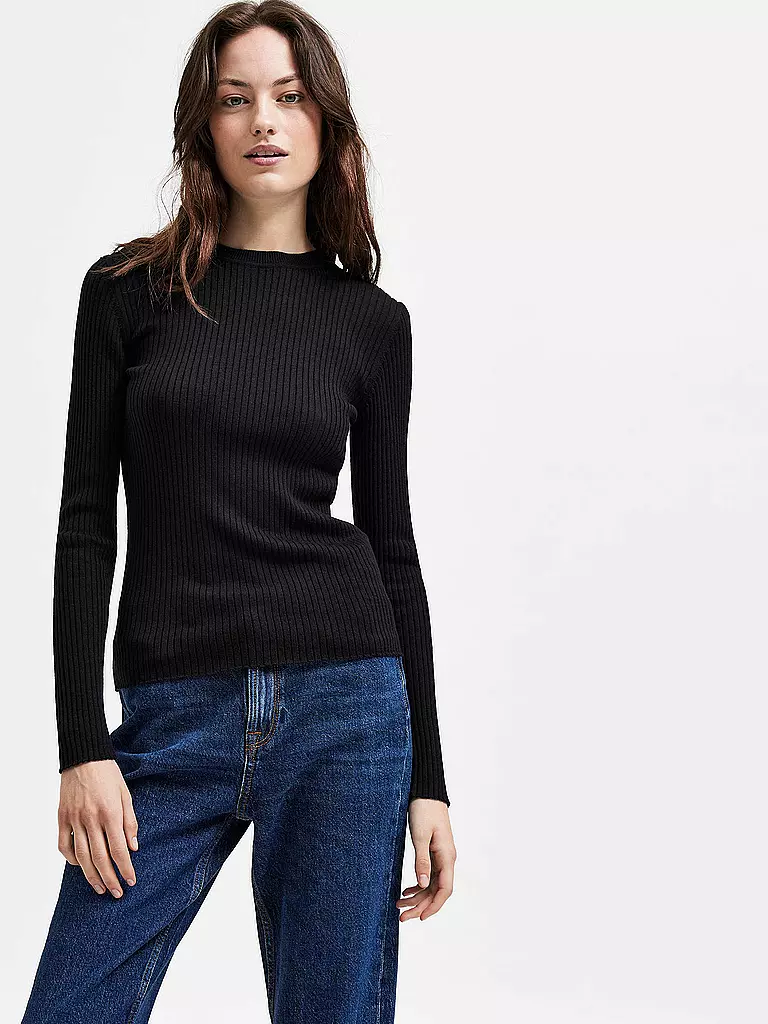 SELECTED FEMME Pullover SLFLYDIA schwarz