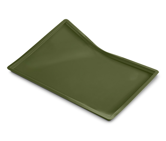 Dauerbackmatte mit Rand