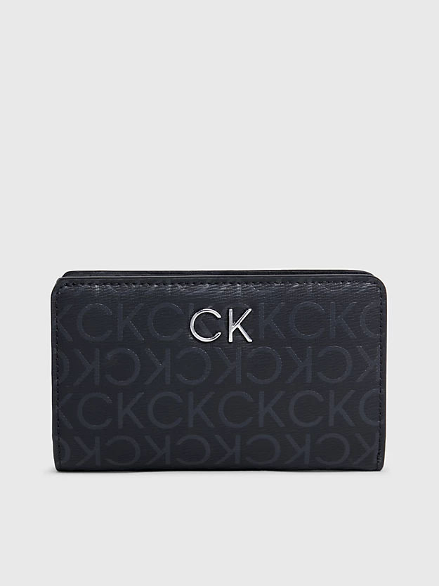 Carteira para notas com bloqueio RFID e logotipo.