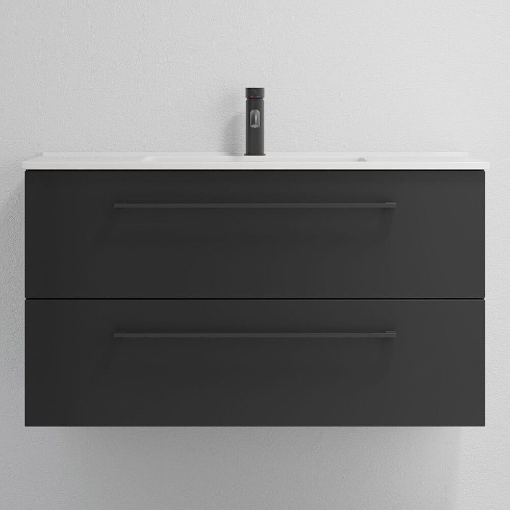 BADEROMSMØBEL CAMARGUE SKÄRGÅRD SLETT SVART 100CM