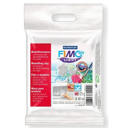 STAEDTLER® FIMO® air light Modelliermasse, microwaveable, 125g, weiß