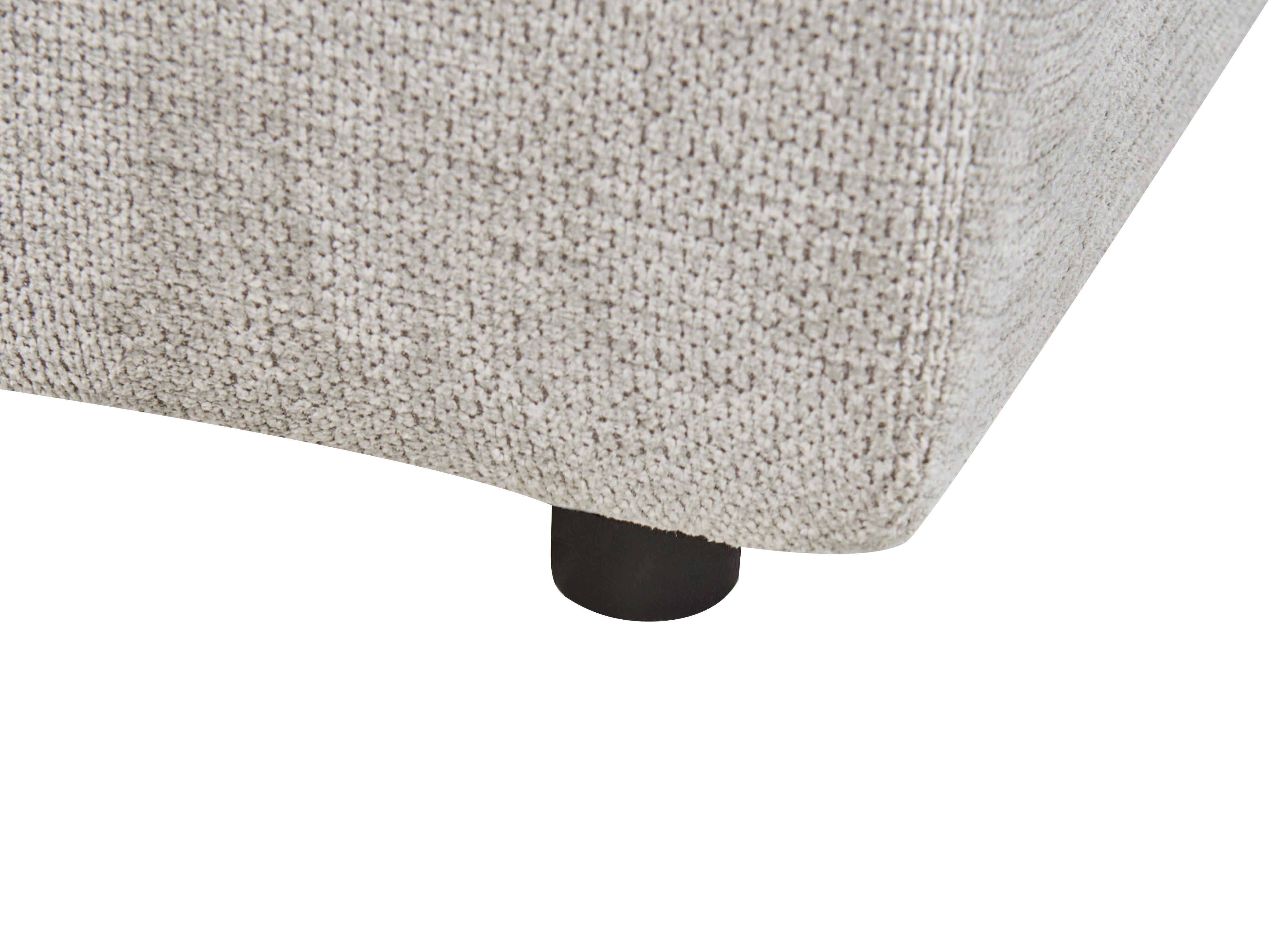 Chaise longue INNVIK Stof Lichtgrijs