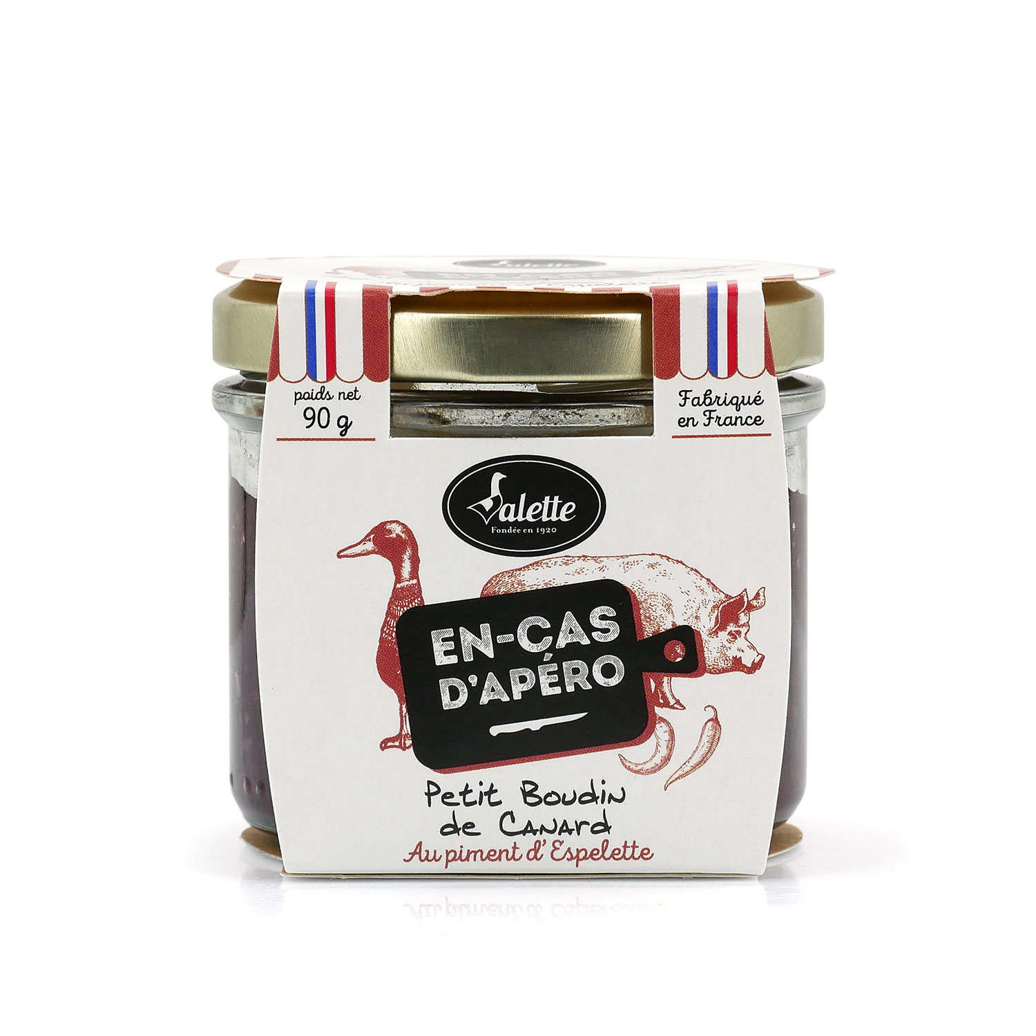 Boudin de canard au piment d'Espelette