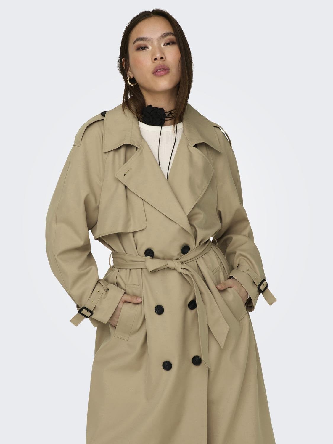 ONLCHLOE Trenchcoat Tannin