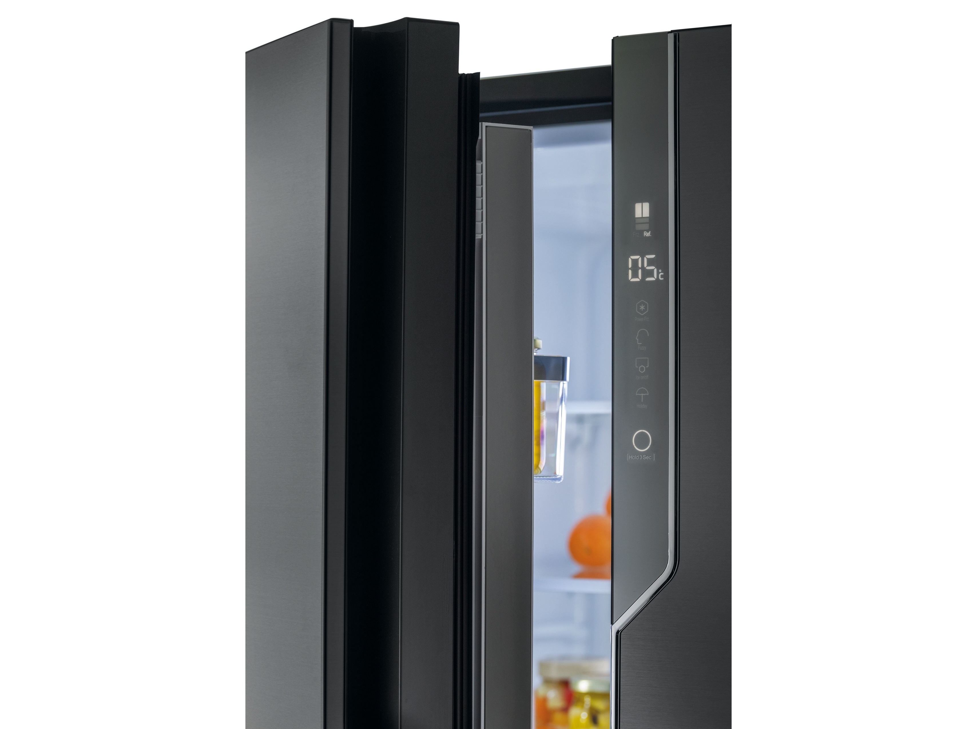 FRIGORÍFICO AMERICANO HAIER HB26FSNAAA ICONIC BLACK E 750L