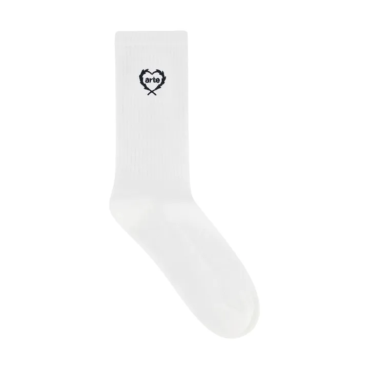 Arte Antwerp Chaussettes Arte Leaves | Blanc