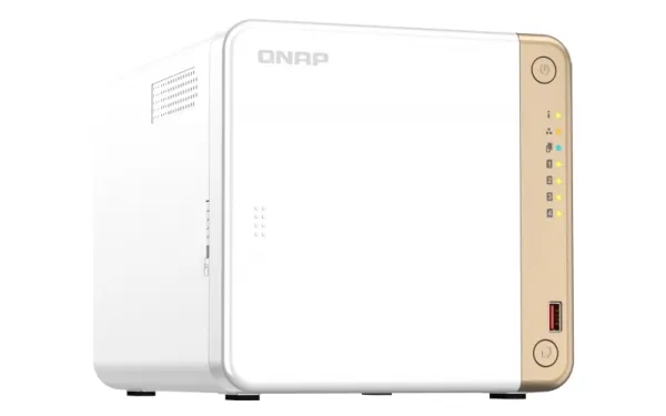 QNAP TS-462 - NAS-server - 4 bays - SATA 6Gb/s - RAID 0, 1, 5, 6, 10, JBOD - RAM 4 GB - 2.5 Gigabit Ethernet - iSCSI support