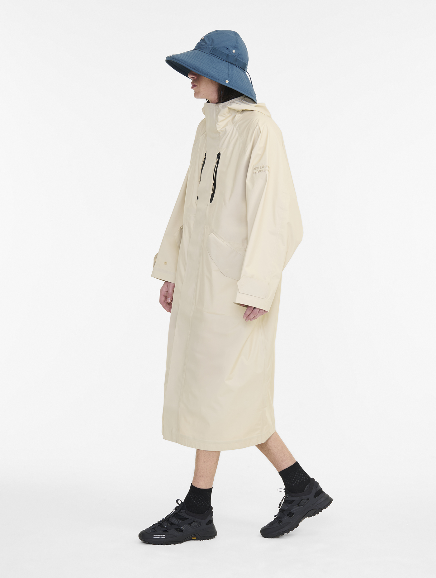 Parka mixte fishtail longue Aigle Experience by Etudes BROWN RICE