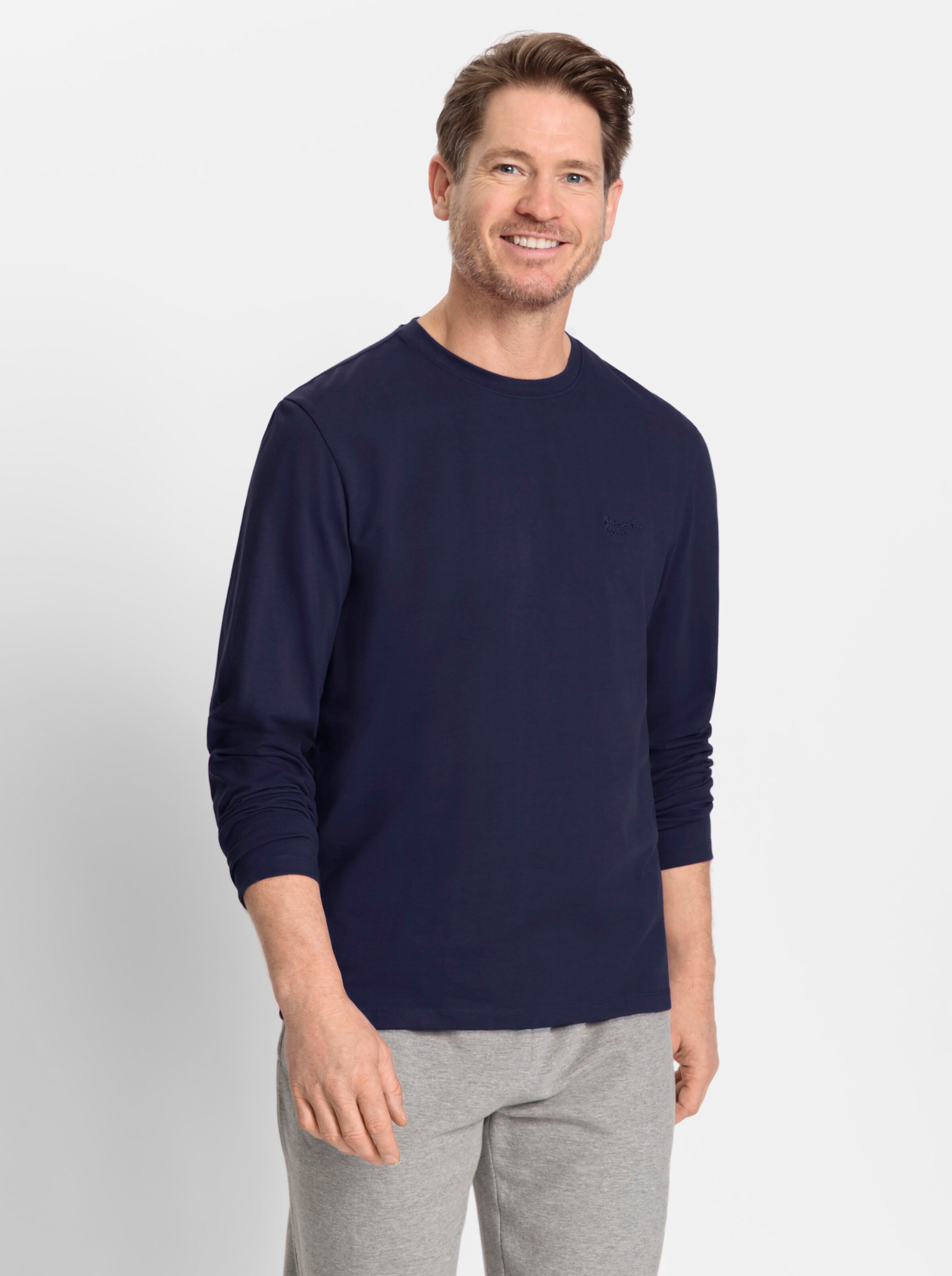 Catamaran Sports Freizeitshirt in marine + dunkelrot
