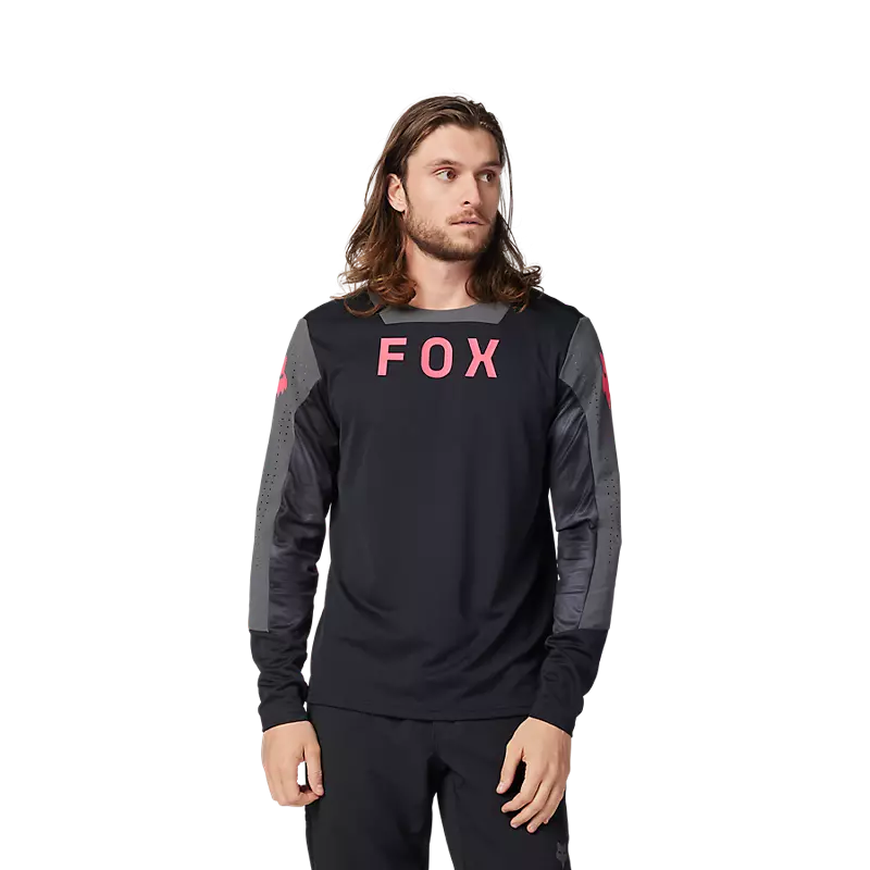 FOX Defend Taunt langærmet cykeltrøje sort herre
