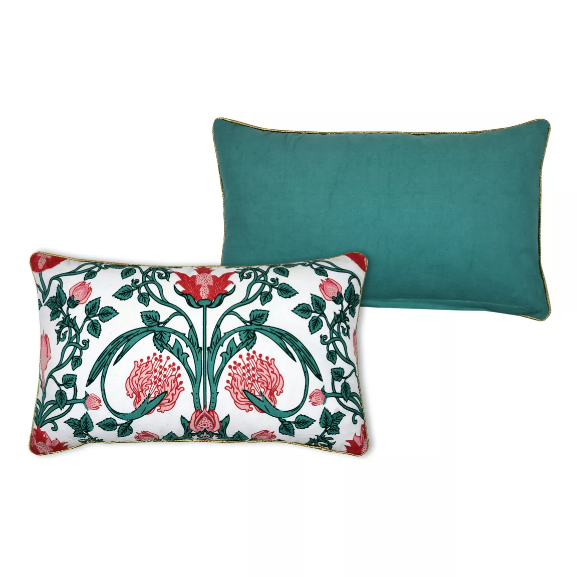 Coussin rectangulaire coton (30 x 50 cm) Sakai Blanc