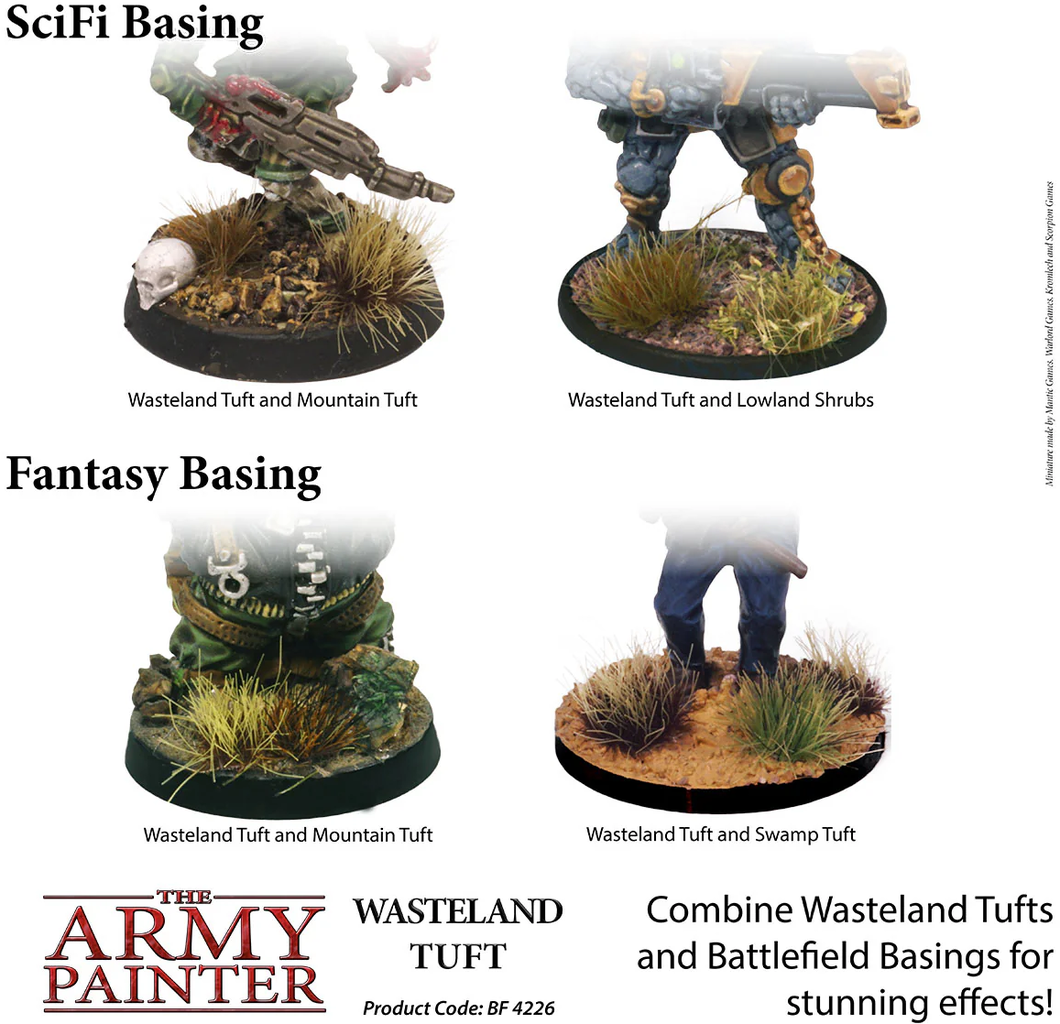 The Army Painter  Wasteland Tuft    Erschaffe Zonen der Verwüstung in deiner Miniaturwelt