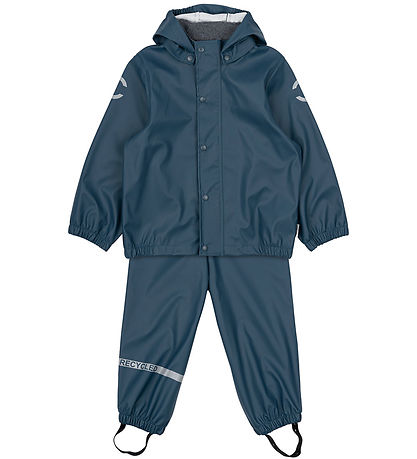 Mikk-Line Regnt?j m. Seler - PU - Recycled - Orion Blue